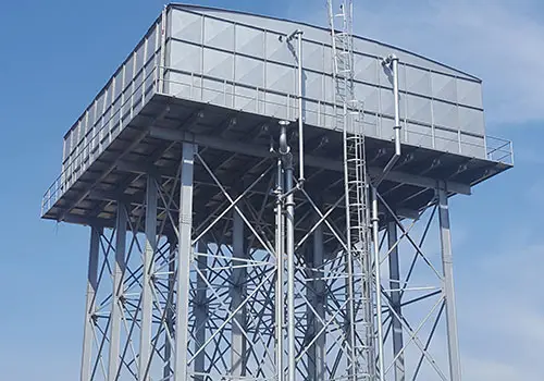 Pressed panels steel water tanks - galvanized water tank