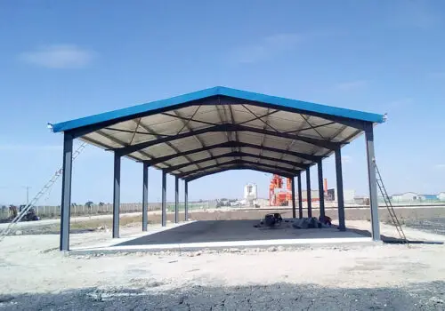 zen sheds - steel structure shades - multipurpose shades