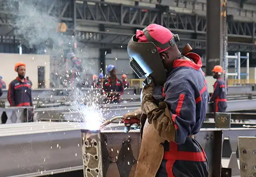 Welding at zenith steel fabricators ltd