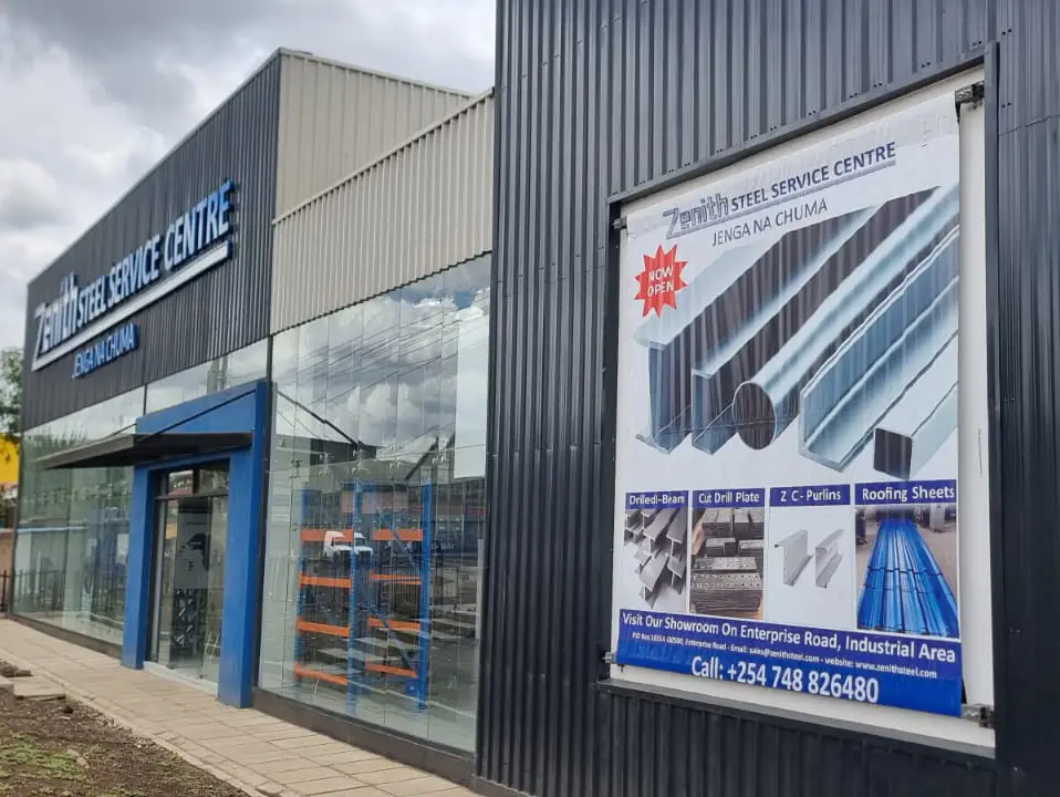 Zenith steel showroom