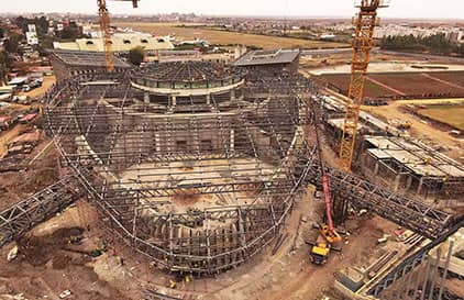 Zenith Steel multi-storey steel building with bridge connections