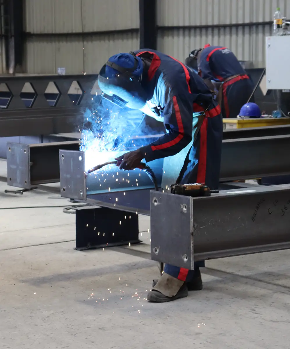 Zenith Steel fabrication workshop manufacturing structural steel