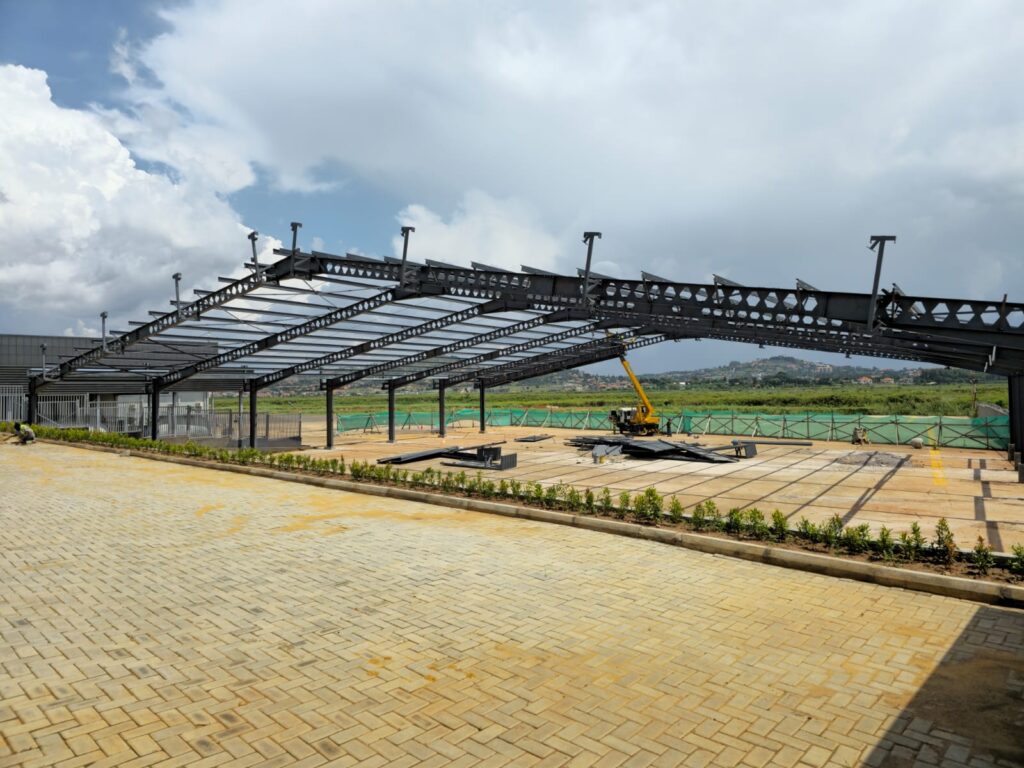 steel warehouse in uganda by zenith steel