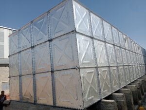 Steel fabrication installation work at Zenith Steel project site