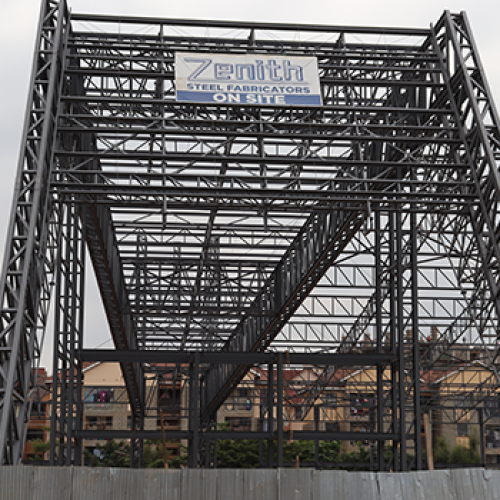 Zenith Steel Fabricators construction site