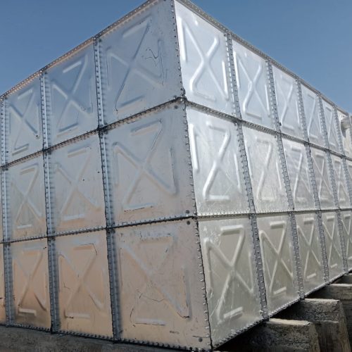 Steel fabrication installation work at Zenith Steel project site