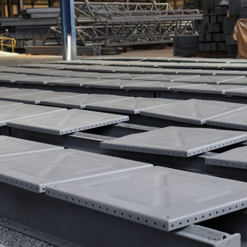 Zenith Steel project steel construction site in Kenya